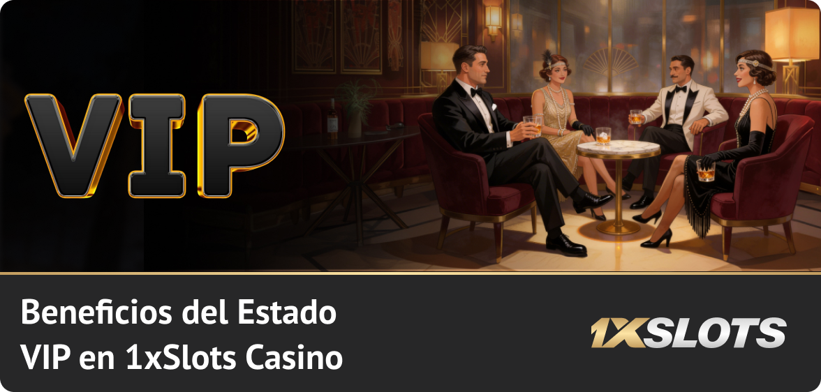 Únete al Club VIP de 1xSlots y obtén más ganancias cada día.
