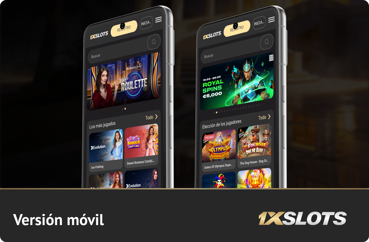 Los usuarios argentinos pueden jugar a 1xSlots usando su teléfono móvil